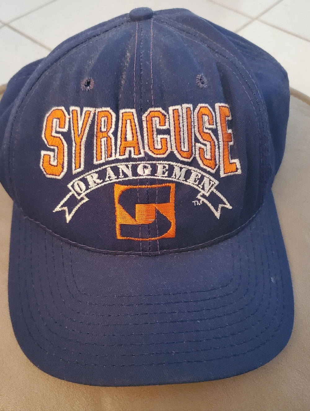 Syracuse Orangemen Navy & Orange Baseball Cap
